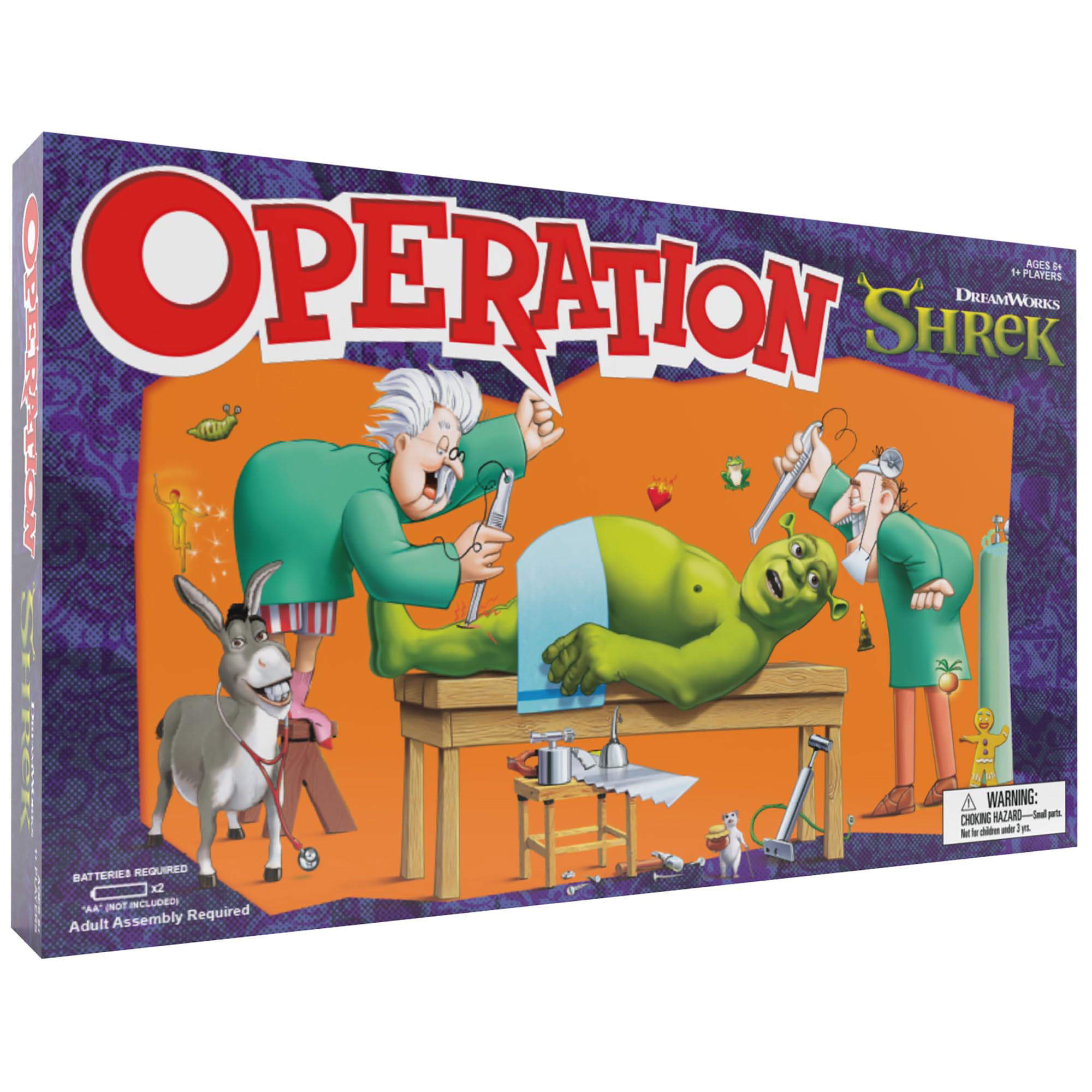 Foto 2 pulgar | Juego De Mesa Usaopoly Operation Shrek Con 12 Piezas Personalizadas - Venta Internacional.