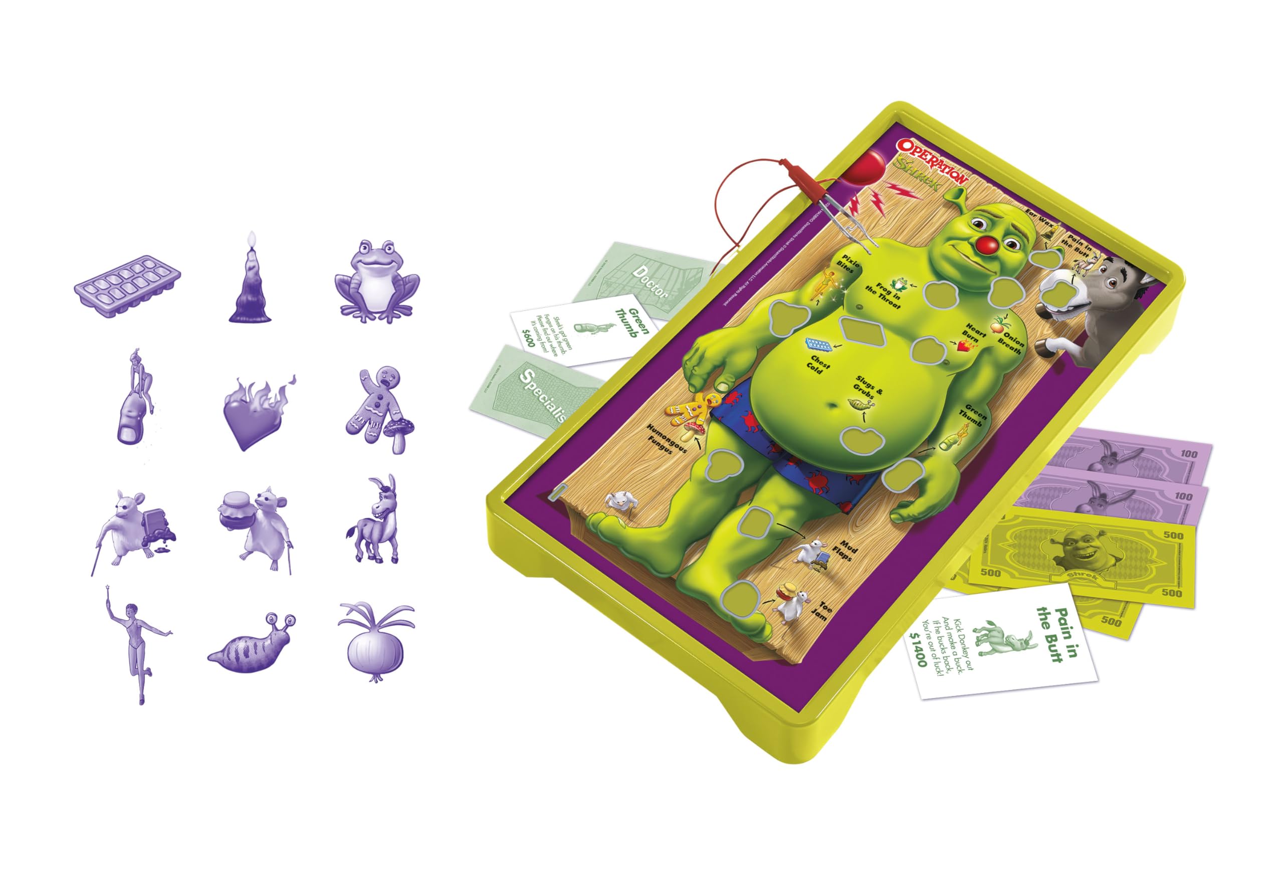 Foto 3 pulgar | Juego De Mesa Usaopoly Operation Shrek Con 12 Piezas Personalizadas - Venta Internacional.
