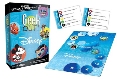 Foto 2 | Juego De Fiesta Usapoly Geek Out! Disney Trivia: Más De 10 Años - Venta Internacional.