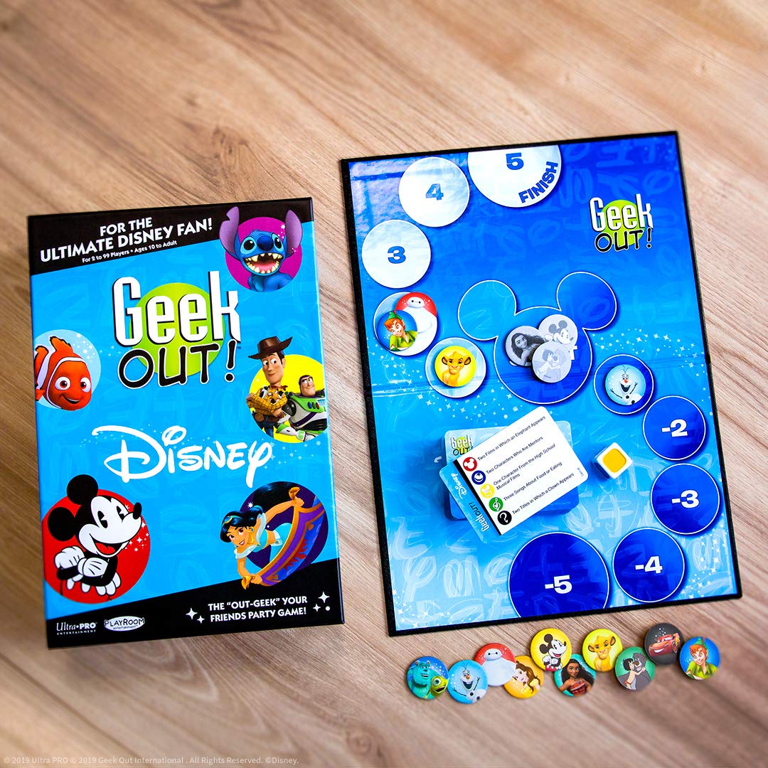 Foto 4 pulgar | Juego De Fiesta Usapoly Geek Out! Disney Trivia: Más De 10 Años - Venta Internacional.