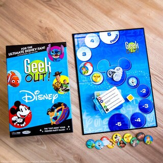 Foto 3 | Juego De Fiesta Usapoly Geek Out! Disney Trivia: Más De 10 Años - Venta Internacional.