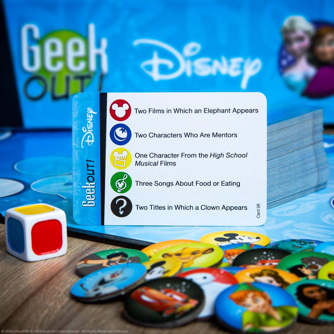 Foto 6 pulgar | Juego De Fiesta Usapoly Geek Out! Disney Trivia: Más De 10 Años - Venta Internacional.