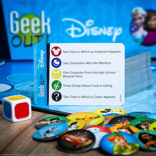 Foto 5 | Juego De Fiesta Usapoly Geek Out! Disney Trivia: Más De 10 Años - Venta Internacional.