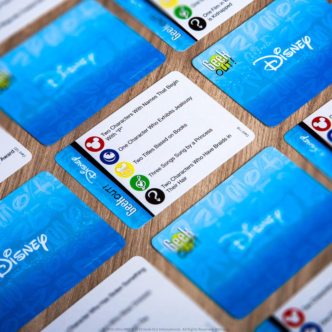 Foto 7 pulgar | Juego De Fiesta Usapoly Geek Out! Disney Trivia: Más De 10 Años - Venta Internacional.