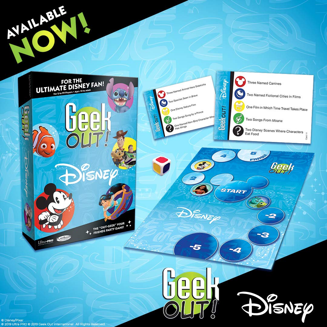 Foto 8 pulgar | Juego De Fiesta Usapoly Geek Out! Disney Trivia: Más De 10 Años - Venta Internacional.