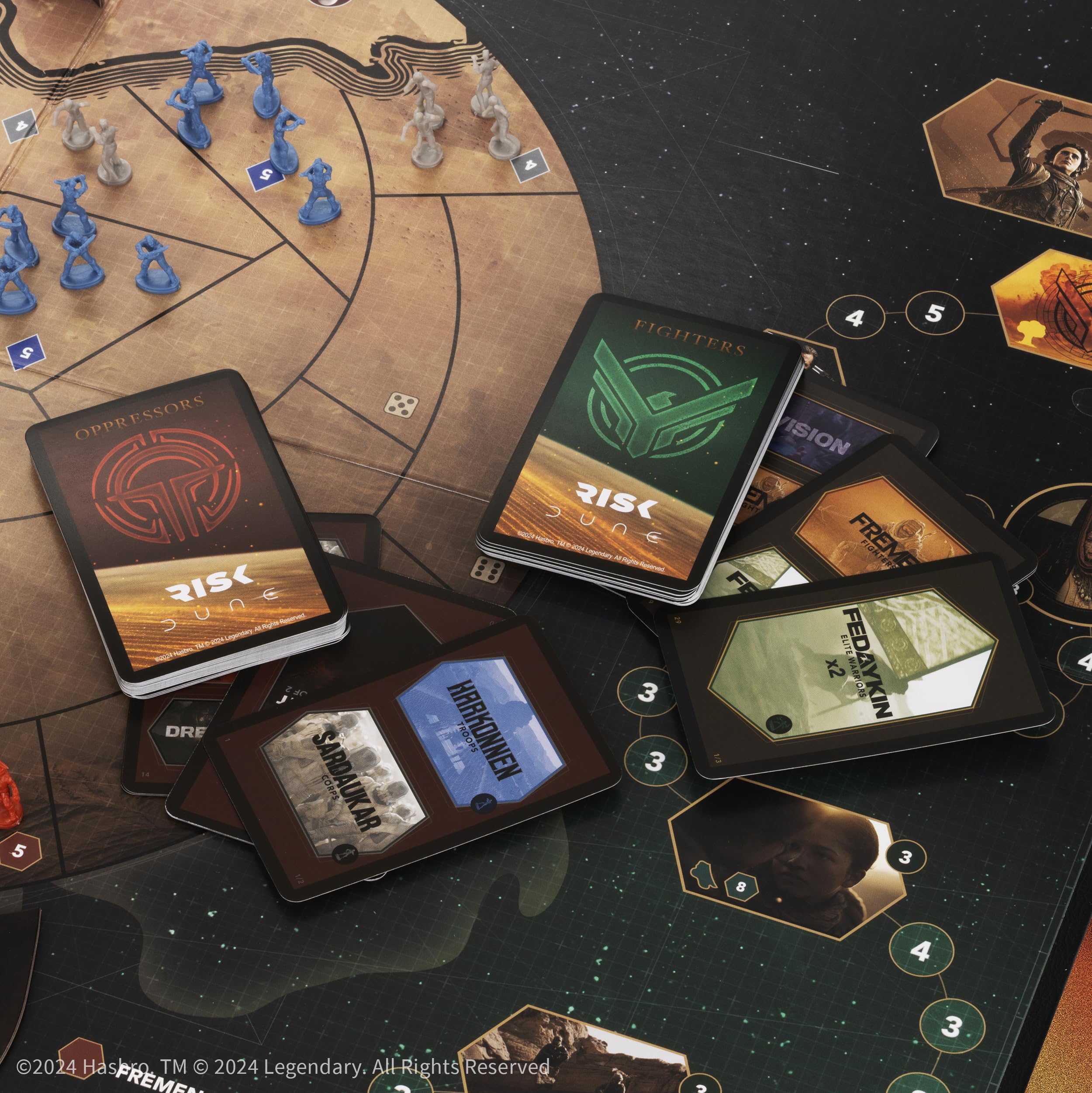 Foto 3 pulgar | Juego De Mesa Risk Dune Strategy Dune Movie Para 2-4 Jugadores, Más De 10 Años - Venta Internacional.