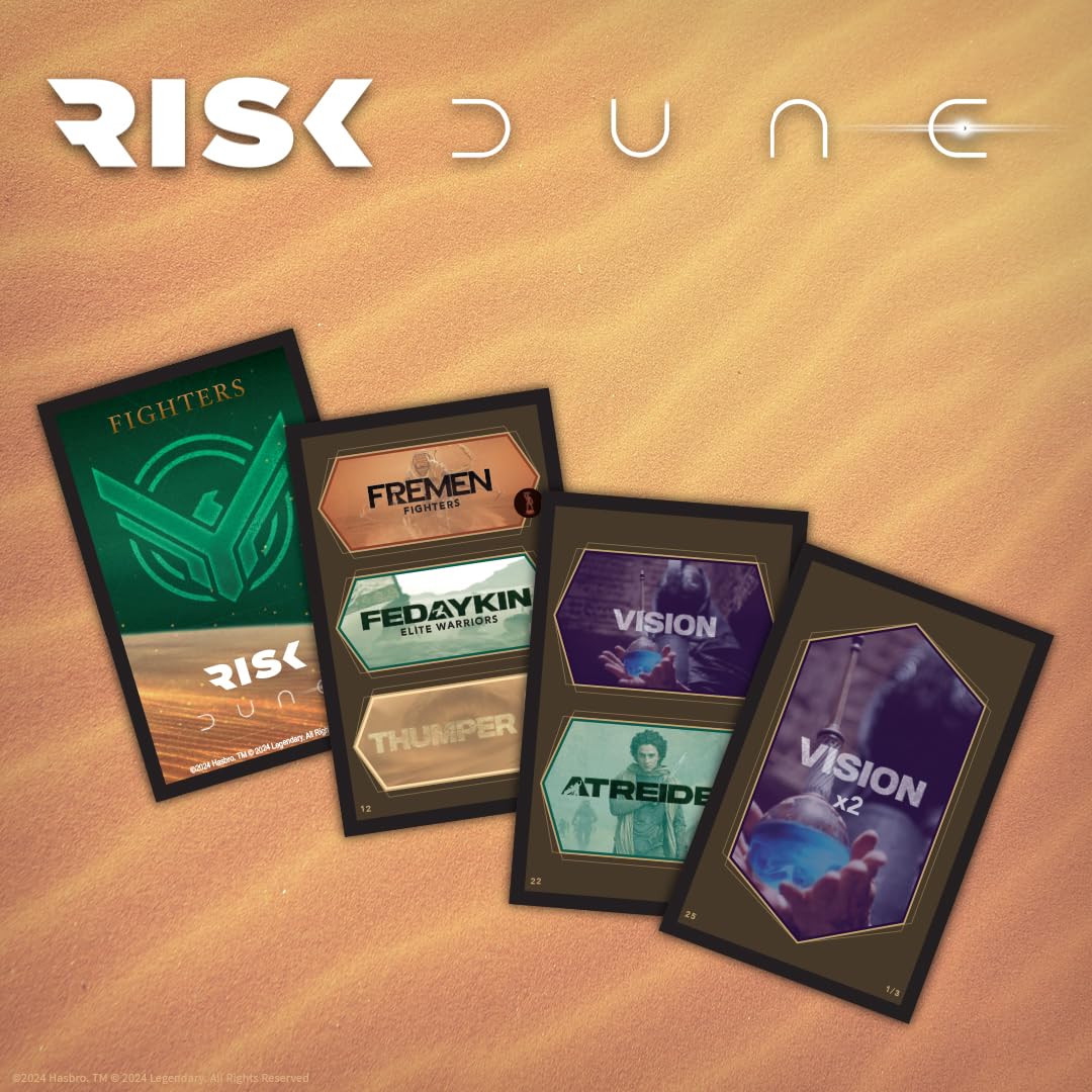 Foto 7 pulgar | Juego De Mesa Risk Dune Strategy Dune Movie Para 2-4 Jugadores, Más De 10 Años - Venta Internacional.