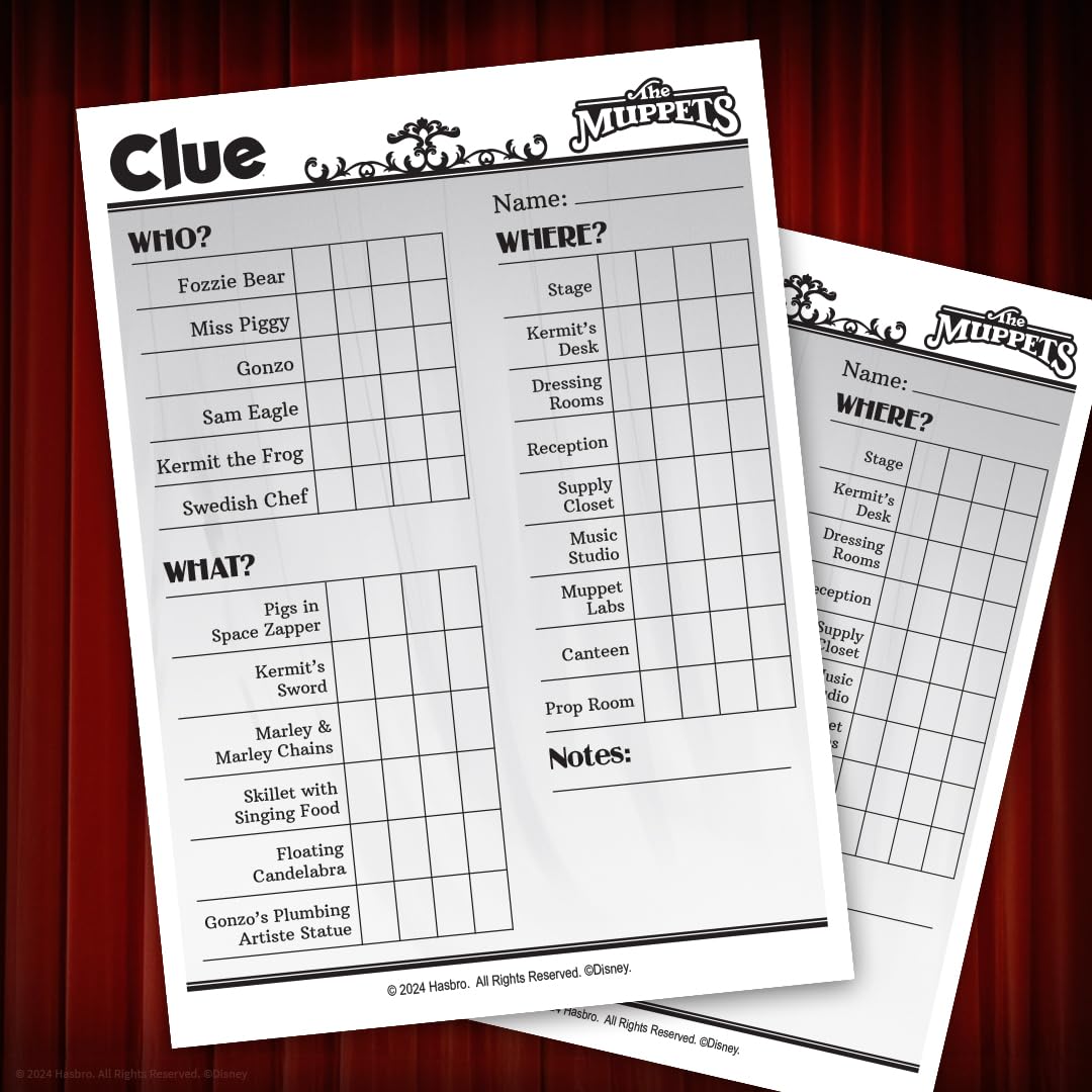 Foto 7 | Juego De Mesa Clue The Muppets Solve Mystery Muppet Theater - Venta Internacional.