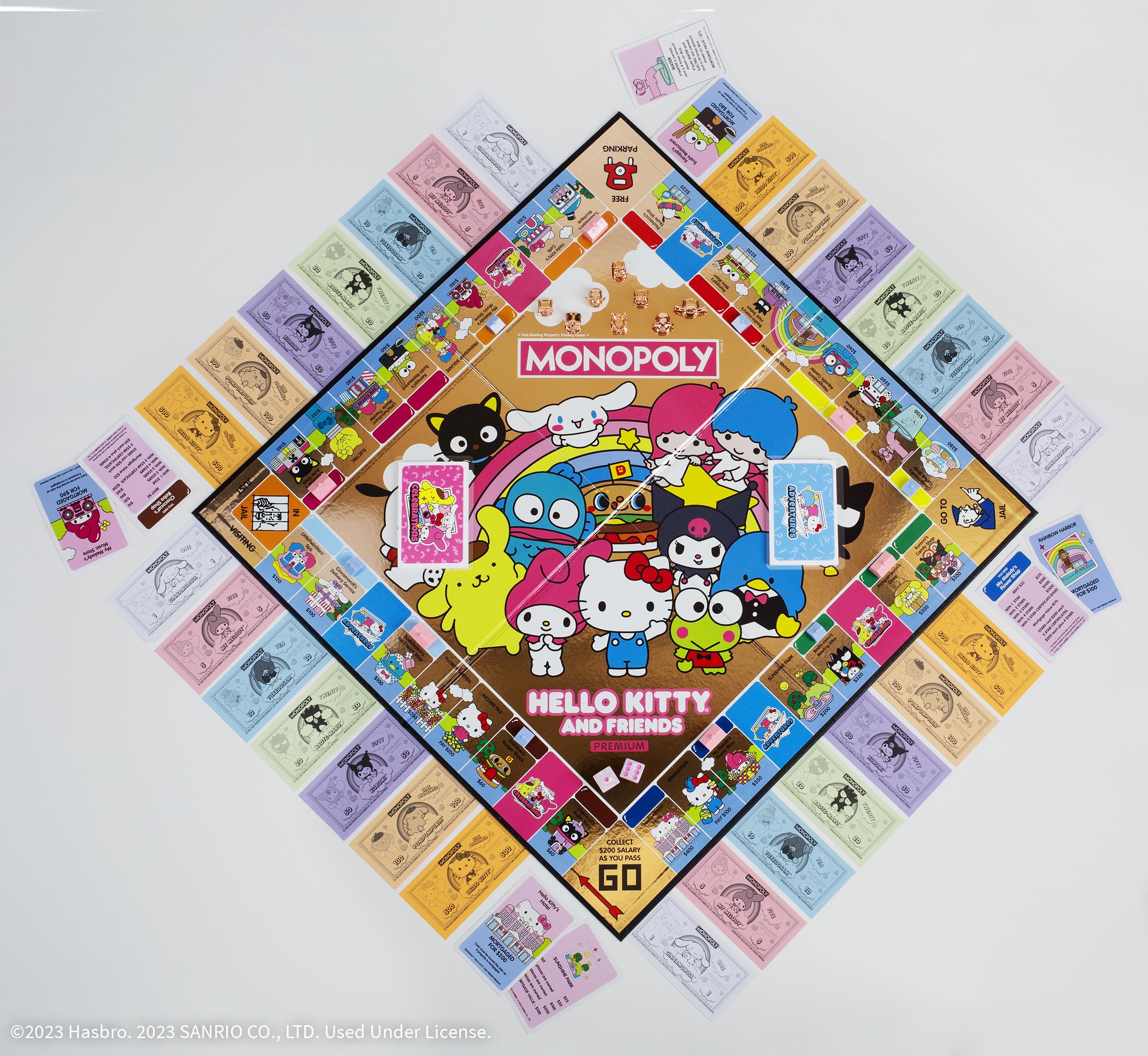 Foto 6 | Juego De Mesa Usaopoly Monopoly Hello Kitty And Friends - Venta Internacional.