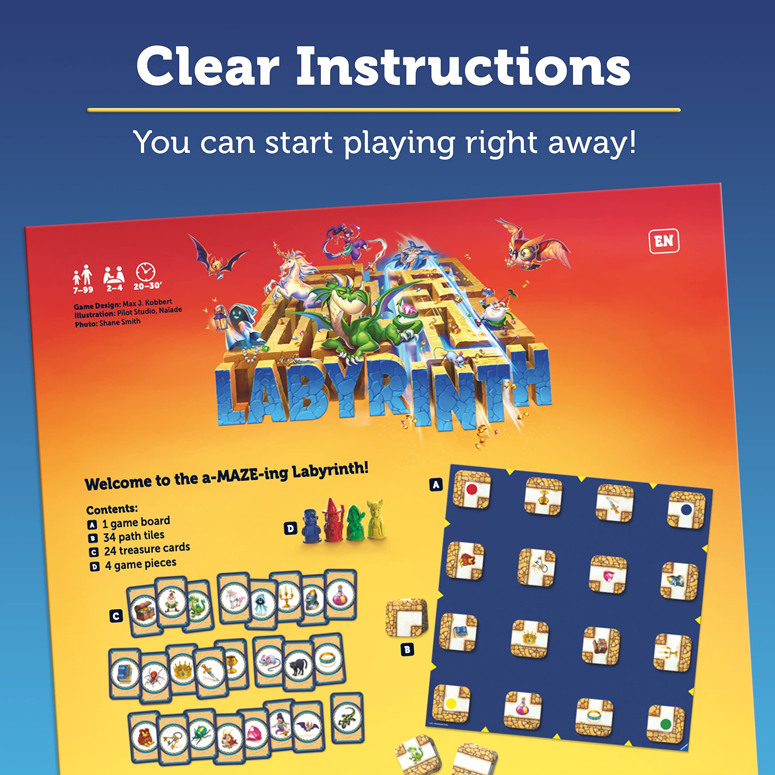 Foto 5 pulgar | Juego De Mesa Ravensburger Labyrinth Family 7+ Years - Venta Internacional.
