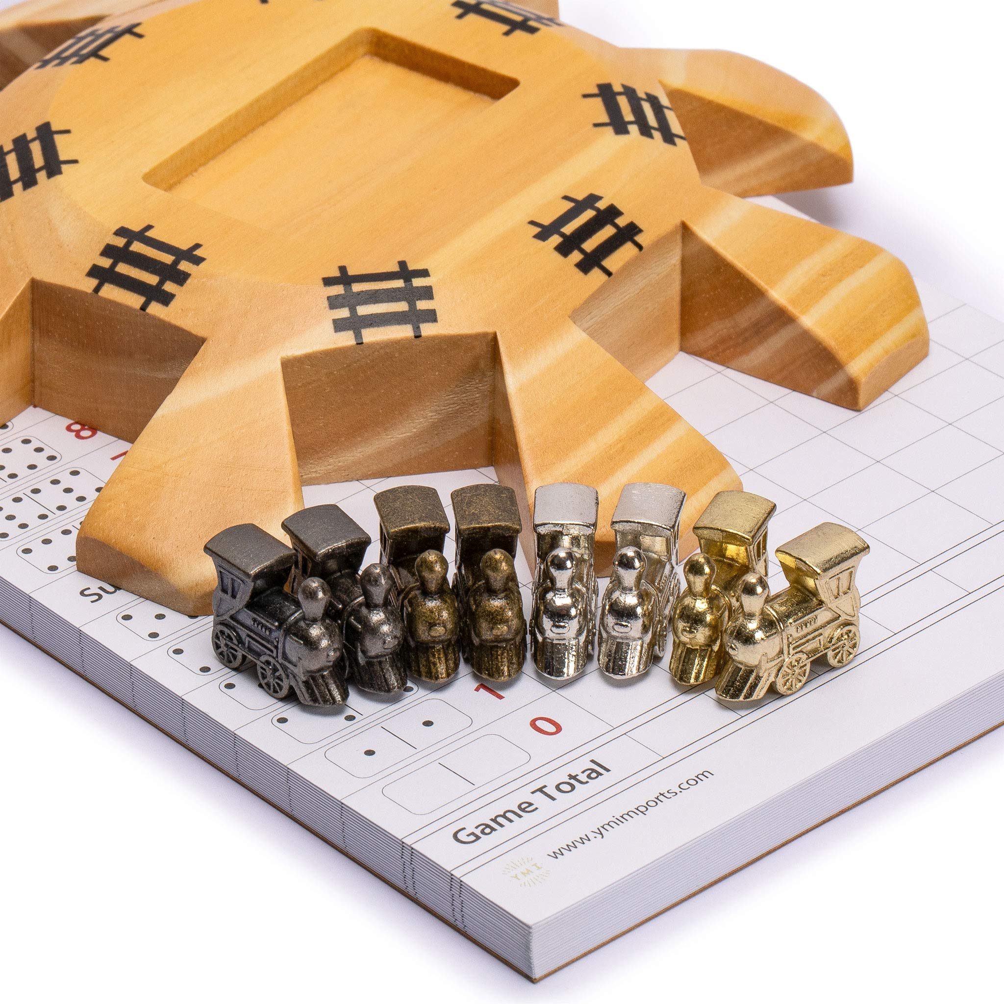 Foto 4 pulgar | Set De Accesorios Yellow Mountain Imports Mexican Train Dominoes - Venta Internacional.