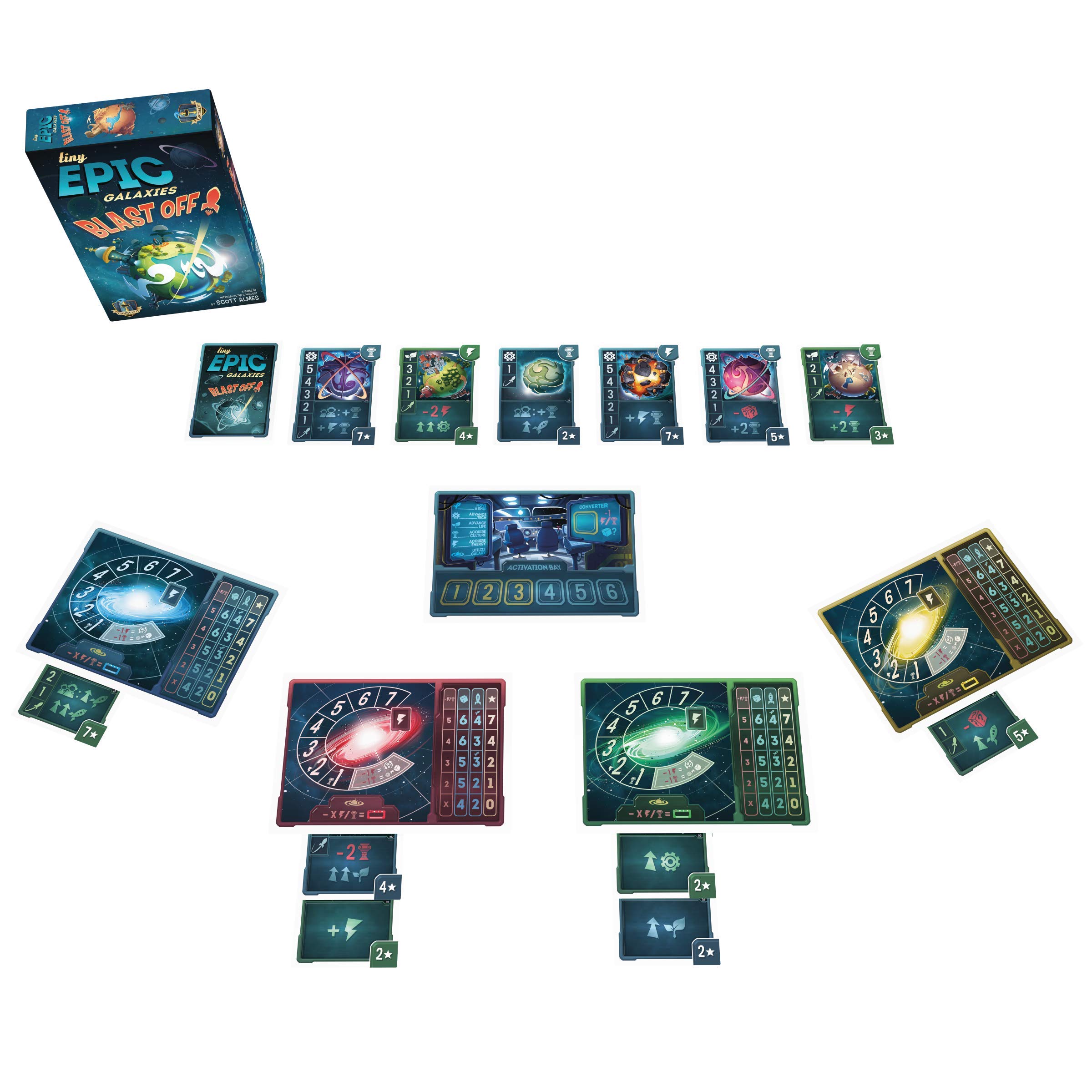 Foto 3 pulgar | Juego De Mesa Gamelyn Games Tiny Epic Galaxies Blast Off- Venta Internacional