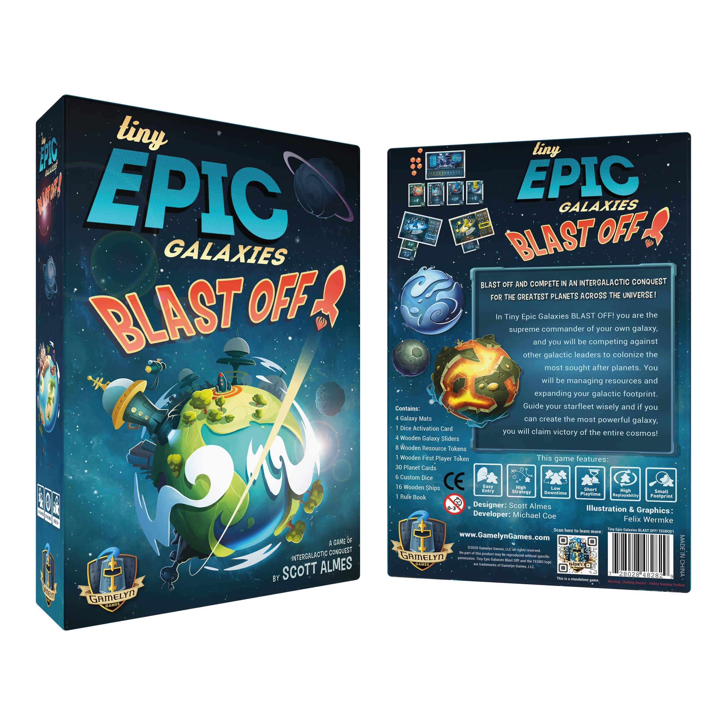 Foto 4 pulgar | Juego De Mesa Gamelyn Games Tiny Epic Galaxies Blast Off- Venta Internacional