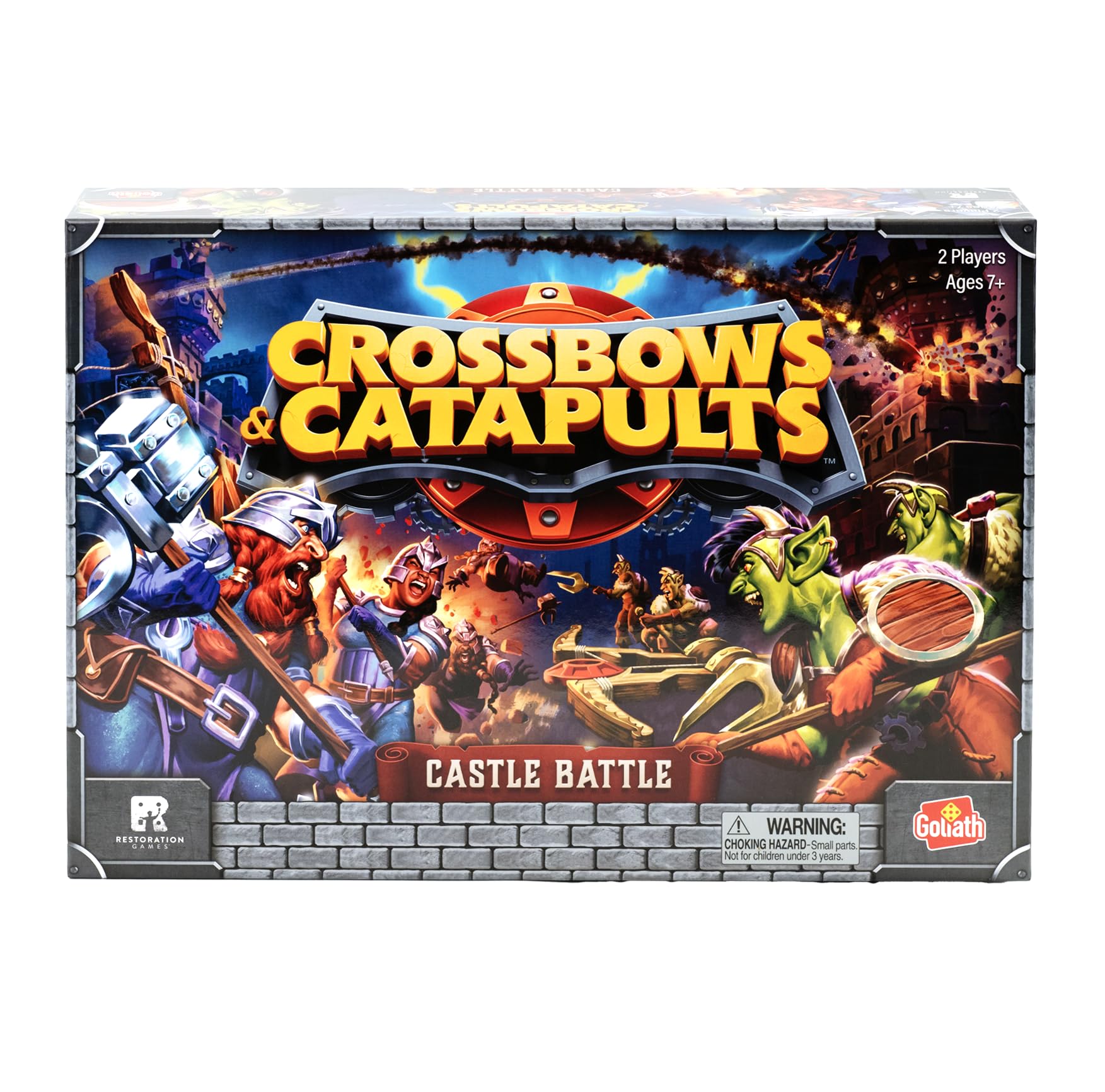 Foto 2 pulgar | Juego Goliath Crossbows & Catapults Castle Battle Para 2 Jugadores (7 O Más) - Venta Internacional.
