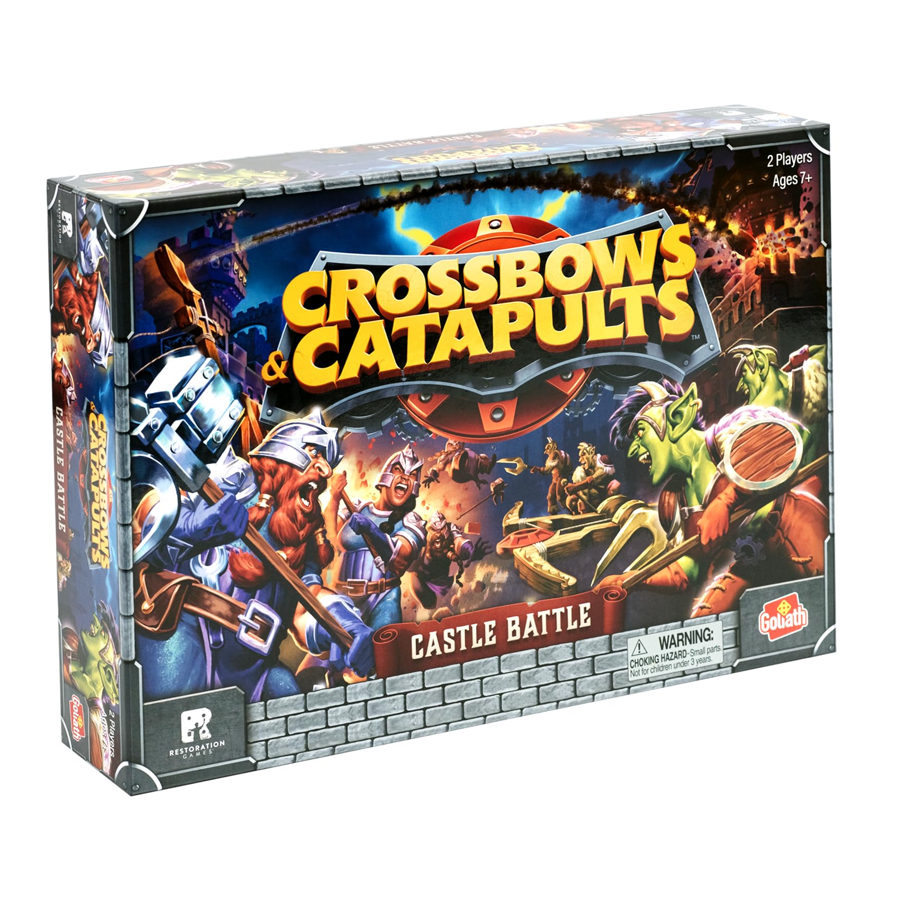 Foto 6 pulgar | Juego Goliath Crossbows & Catapults Castle Battle Para 2 Jugadores (7 O Más) - Venta Internacional.