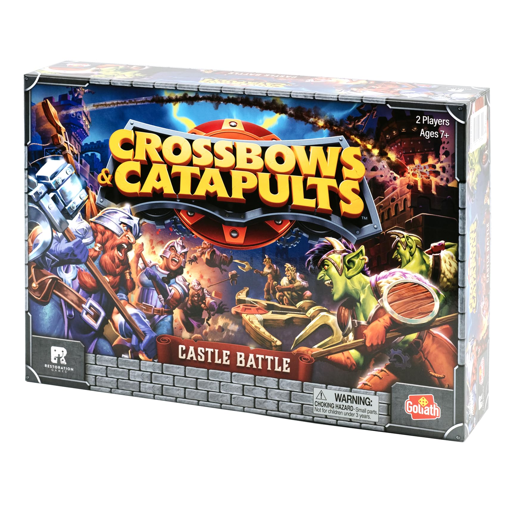 Foto 7 pulgar | Juego Goliath Crossbows & Catapults Castle Battle Para 2 Jugadores (7 O Más) - Venta Internacional.