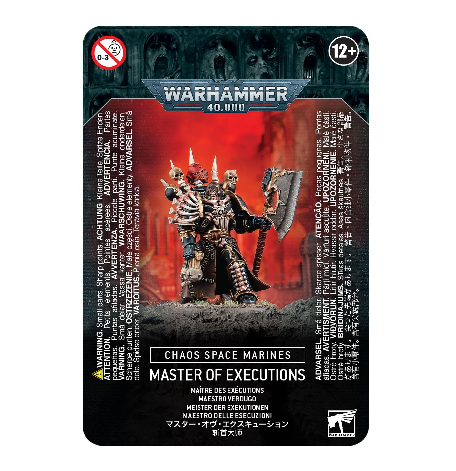 Foto 2 pulgar | Taller De Juegos En Miniatura Warhammer 40,000 Chaos Space Marines - Venta Internacional.