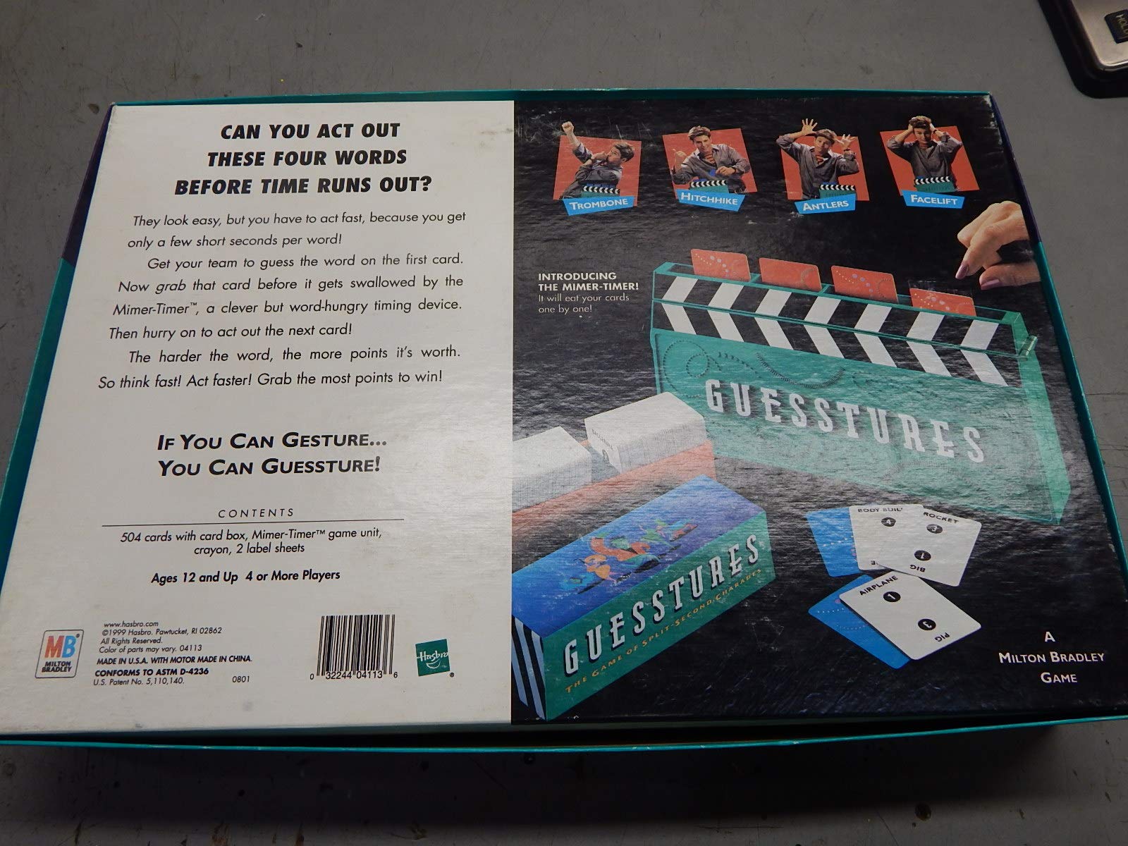 Foto 3 pulgar | Juego De Mesa Hasbro Guesstures - El Juego De Las Charadas En Fracciones De Segundo - Venta Internacional.