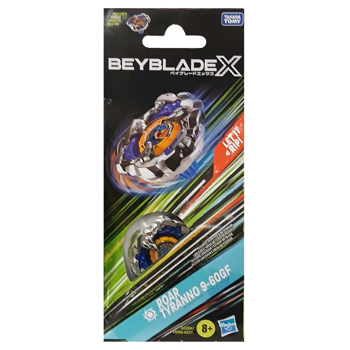 Foto 2 pulgar | Paquete De Refuerzo Hasbro Beyblade X De Spinning Top Roar Tyranno - Venta Internacional.