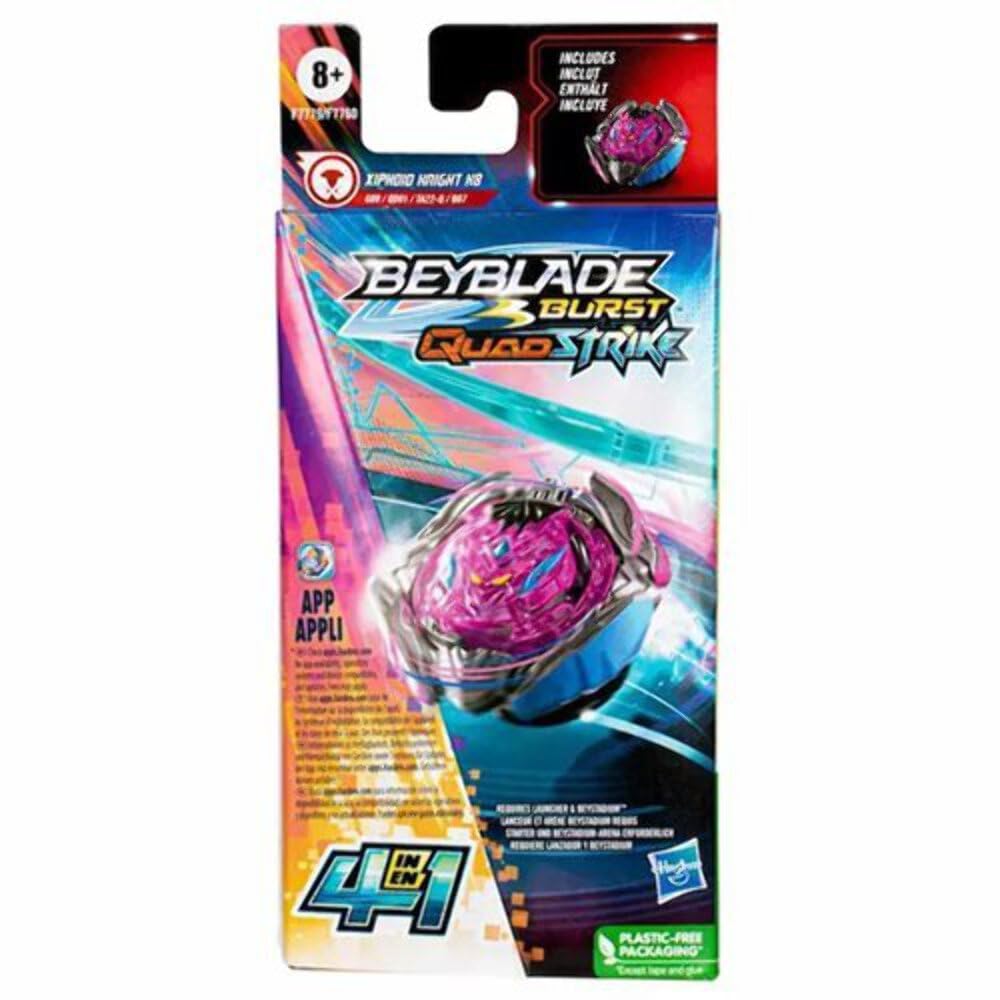 Paquete Individual Beyblade Burst Quadstrike Para Xiphoid Knight H8 - Venta Internacional.