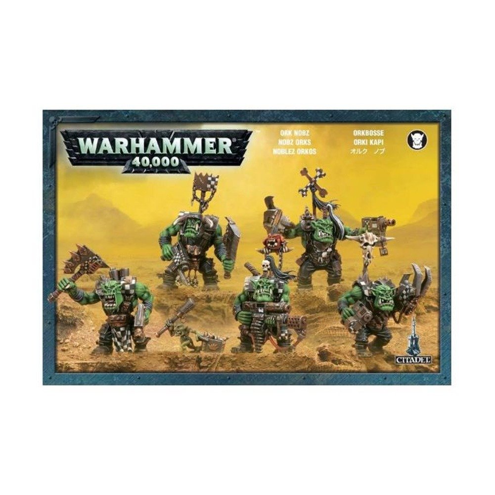 Foto 2 pulgar | Figura De Plástico Ork Nobz De Warhammer 40k Games Workshop - Venta Internacional.