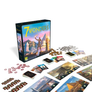Foto 3 | Juego De Mesa 7 Wonders Base Game, Nueva Edición | 3-7 Jugadores O Más De 10 - Venta Internacional.