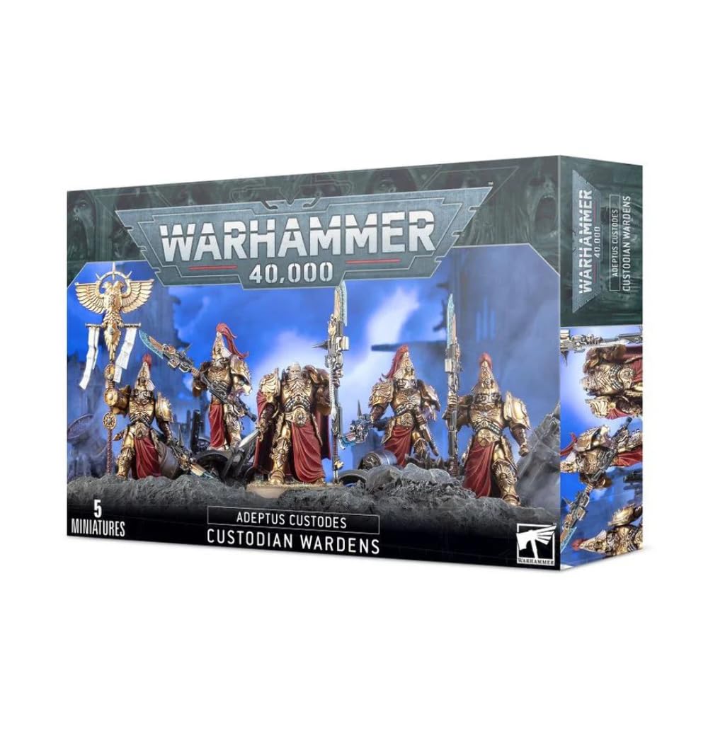 Foto 2 pulgar | Figura De Acción Games Workshop Warhammer 40k Adeptus Custodes Custodes Custodian Wardens - Venta Internacional.