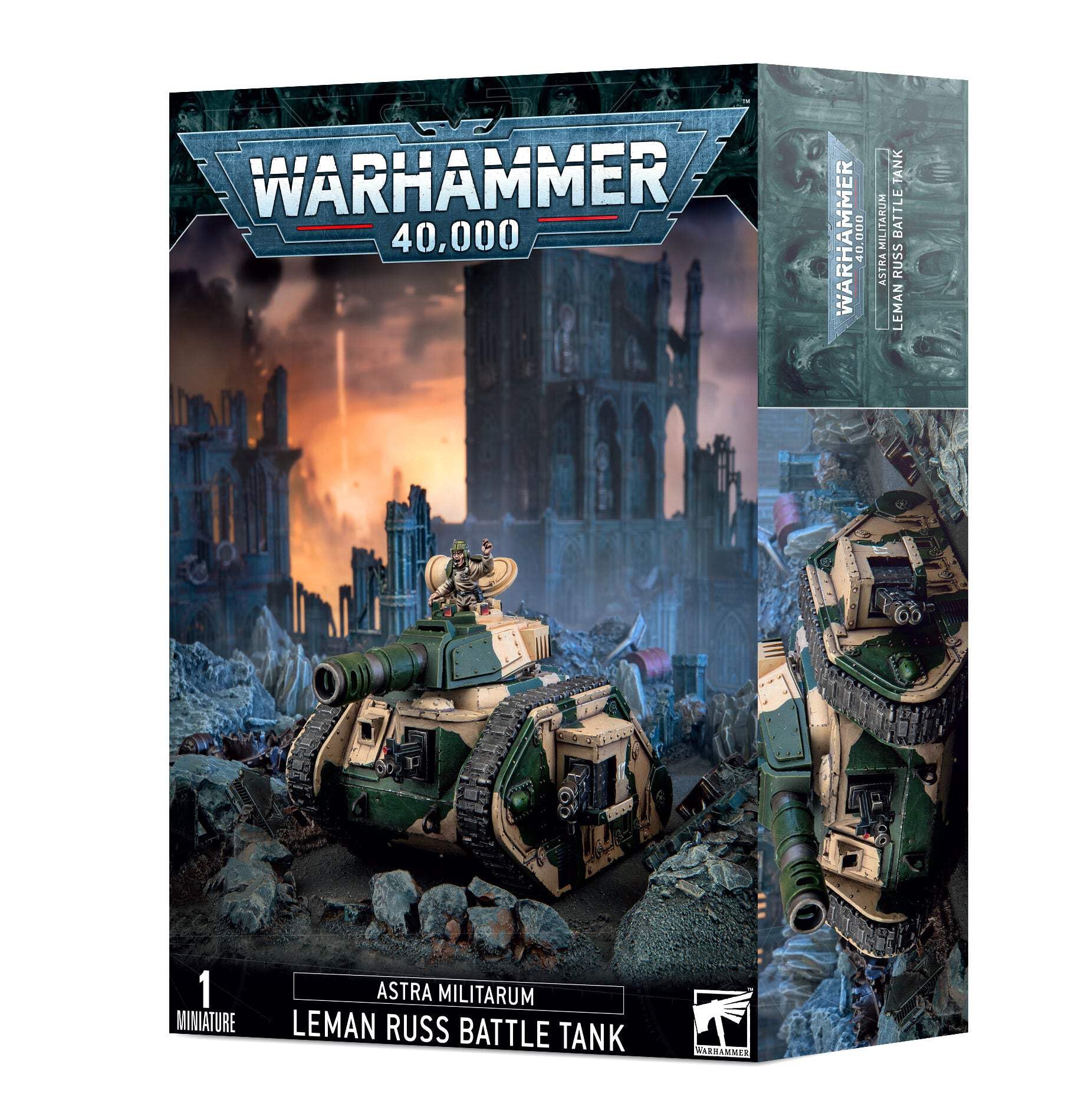 Foto 2 pulgar | Juego De Mesa Workshop Warhammer 40k Astra Militarum Leman Russ Battle Tank - Venta Internacional.