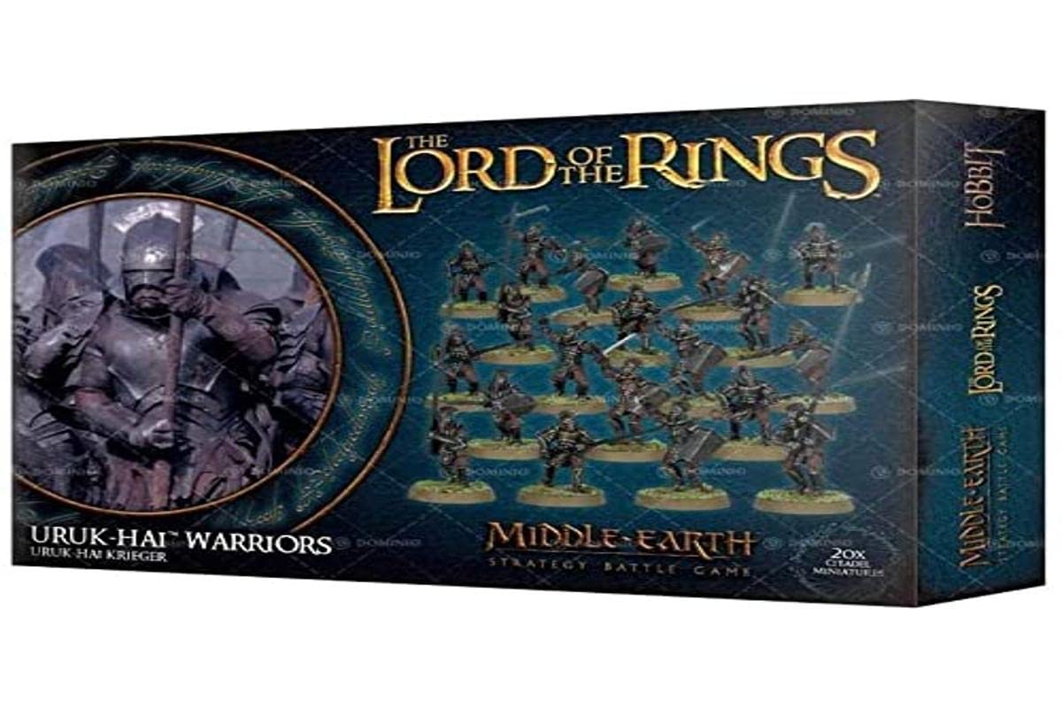 Taller De Juegos De Miniaturas Warhammer Middle Earth Uruk-hai Warriors (20) - Venta Internacional.
