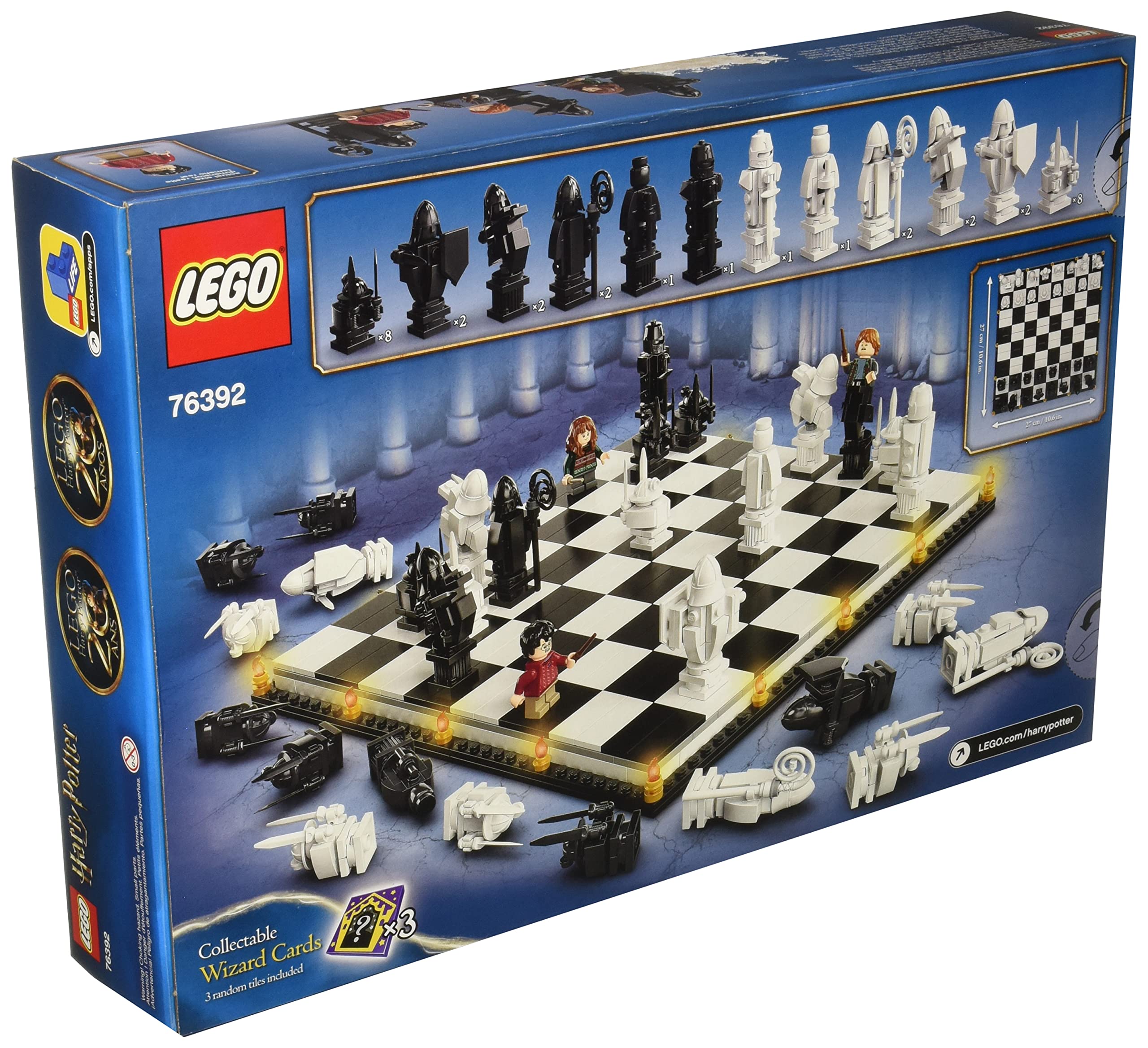 Foto 3 pulgar | Set De Ajedrez Lego Harry Potter Hogwarts Wizard's Chess 76392 - Venta Internacional.