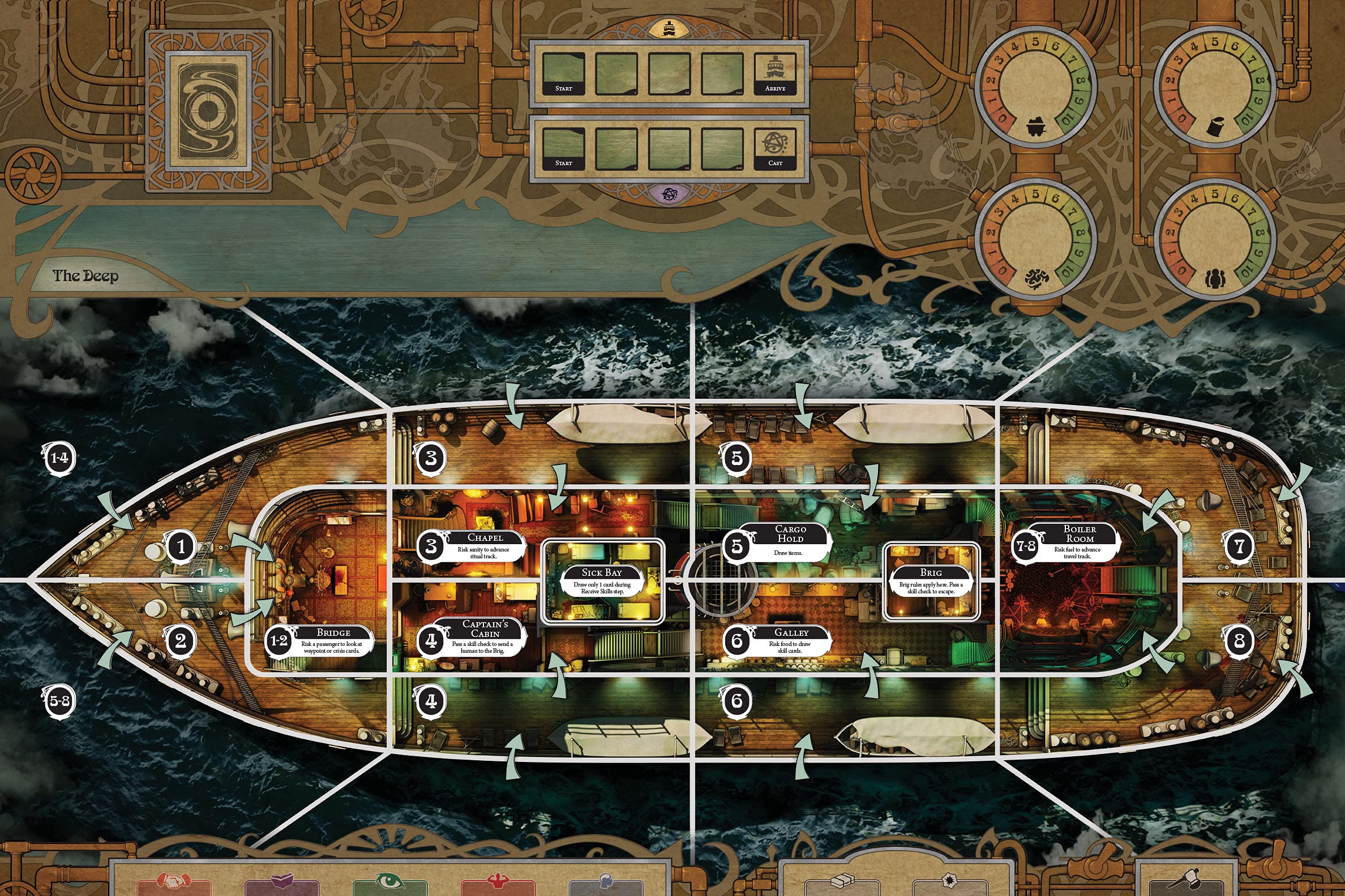 Foto 2 | Juego De Mesa Fantasy Flight Games Unfathomable Arkham Horror - Venta Internacional.