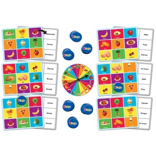 Foto 2 | Juego De Bingo Masterpieces Food Para Niños De Más De 3 Años Con Ruleta - Venta Internacional.