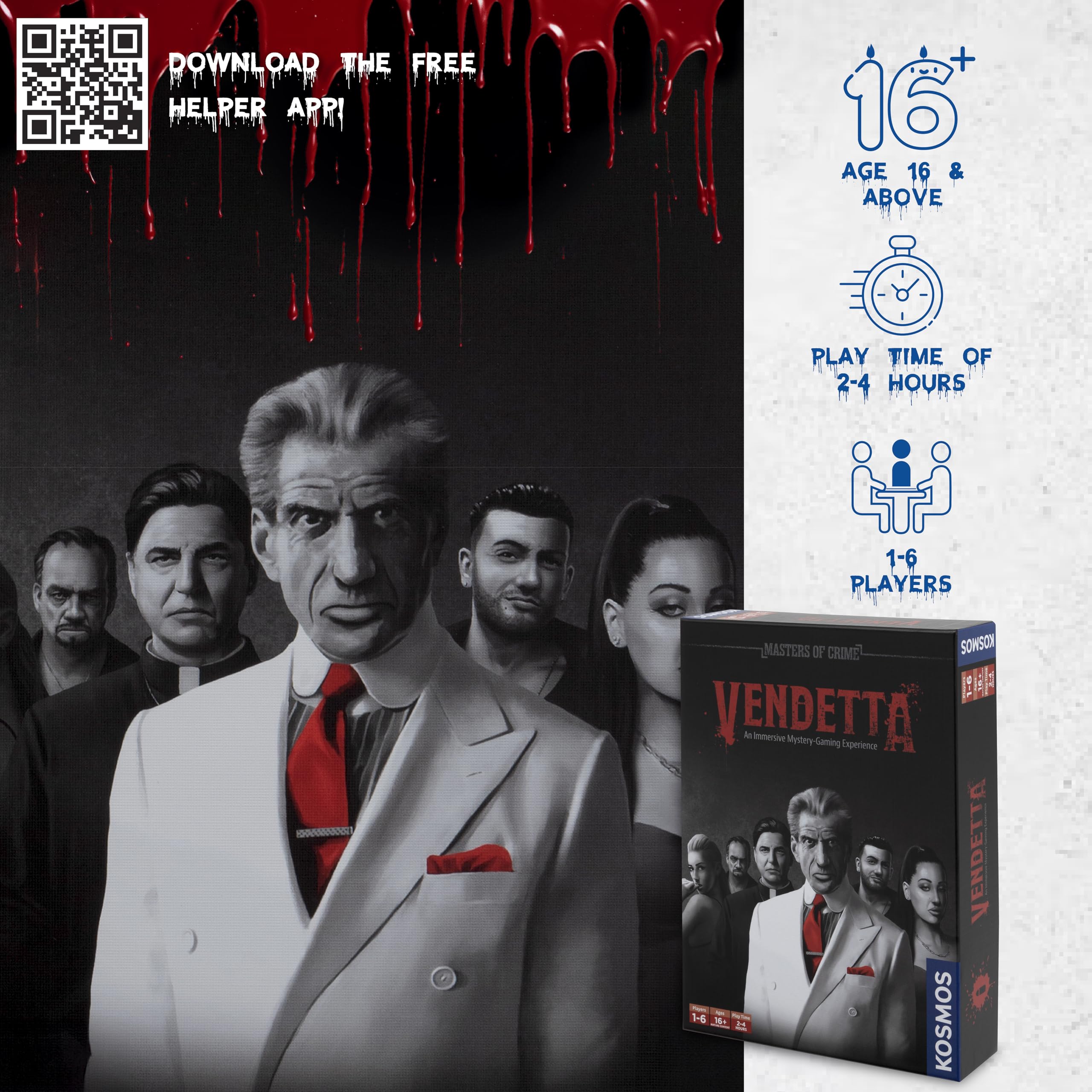 Foto 3 pulgar | Juego De Misterio Y Asesinato Thames & Kosmos Masters Of Crime - Venta Internacional.