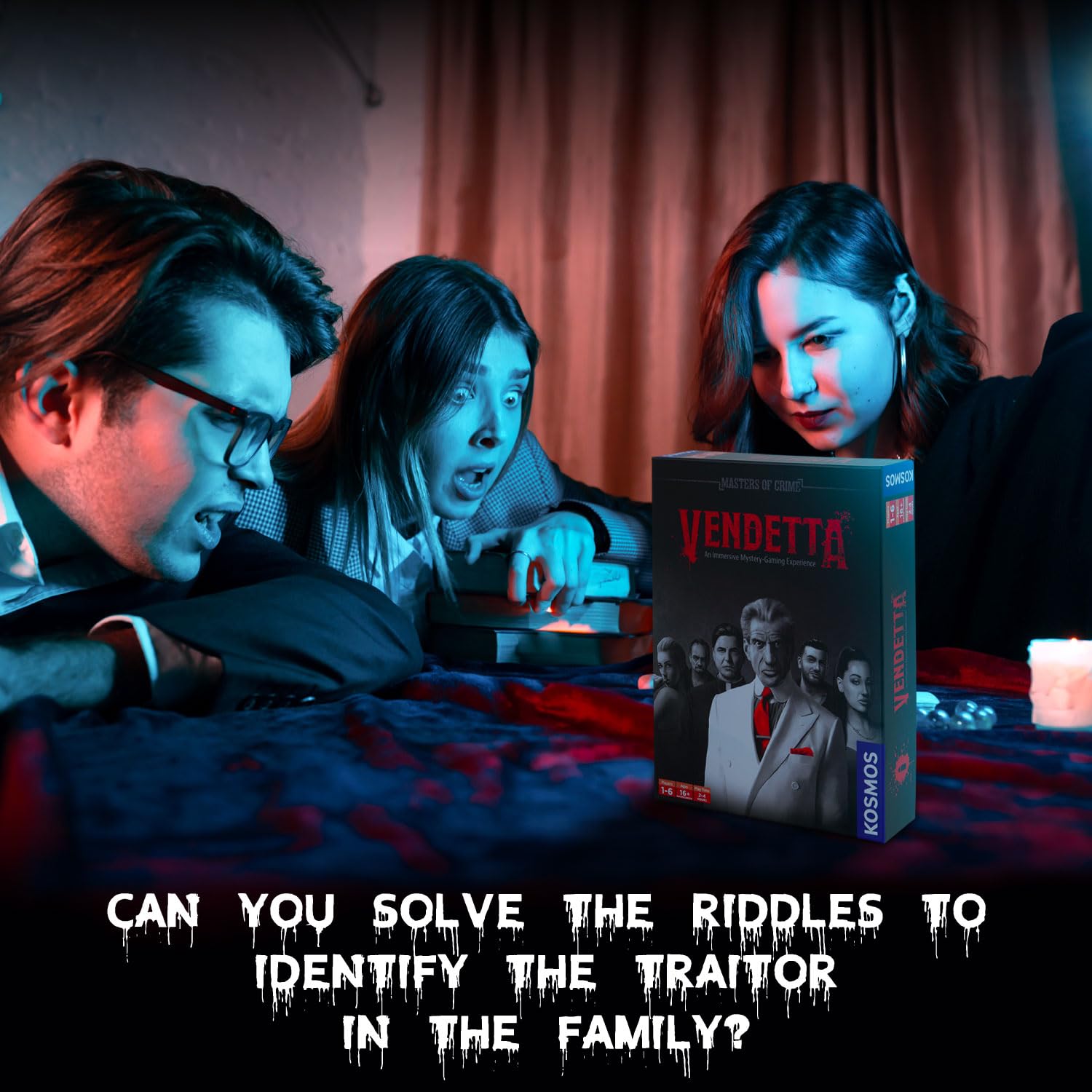 Foto 5 pulgar | Juego De Misterio Y Asesinato Thames & Kosmos Masters Of Crime - Venta Internacional.