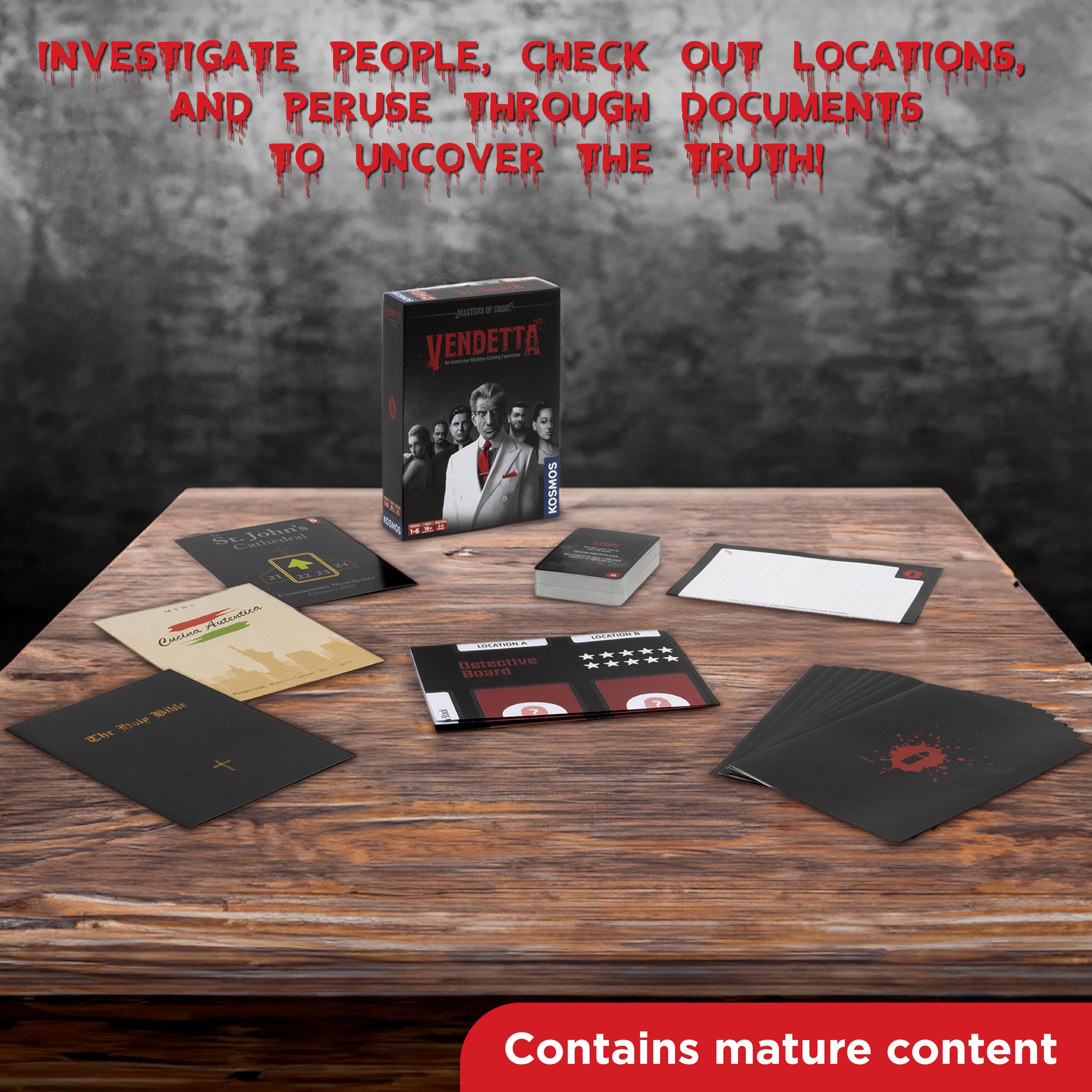 Foto 6 pulgar | Juego De Misterio Y Asesinato Thames & Kosmos Masters Of Crime - Venta Internacional.