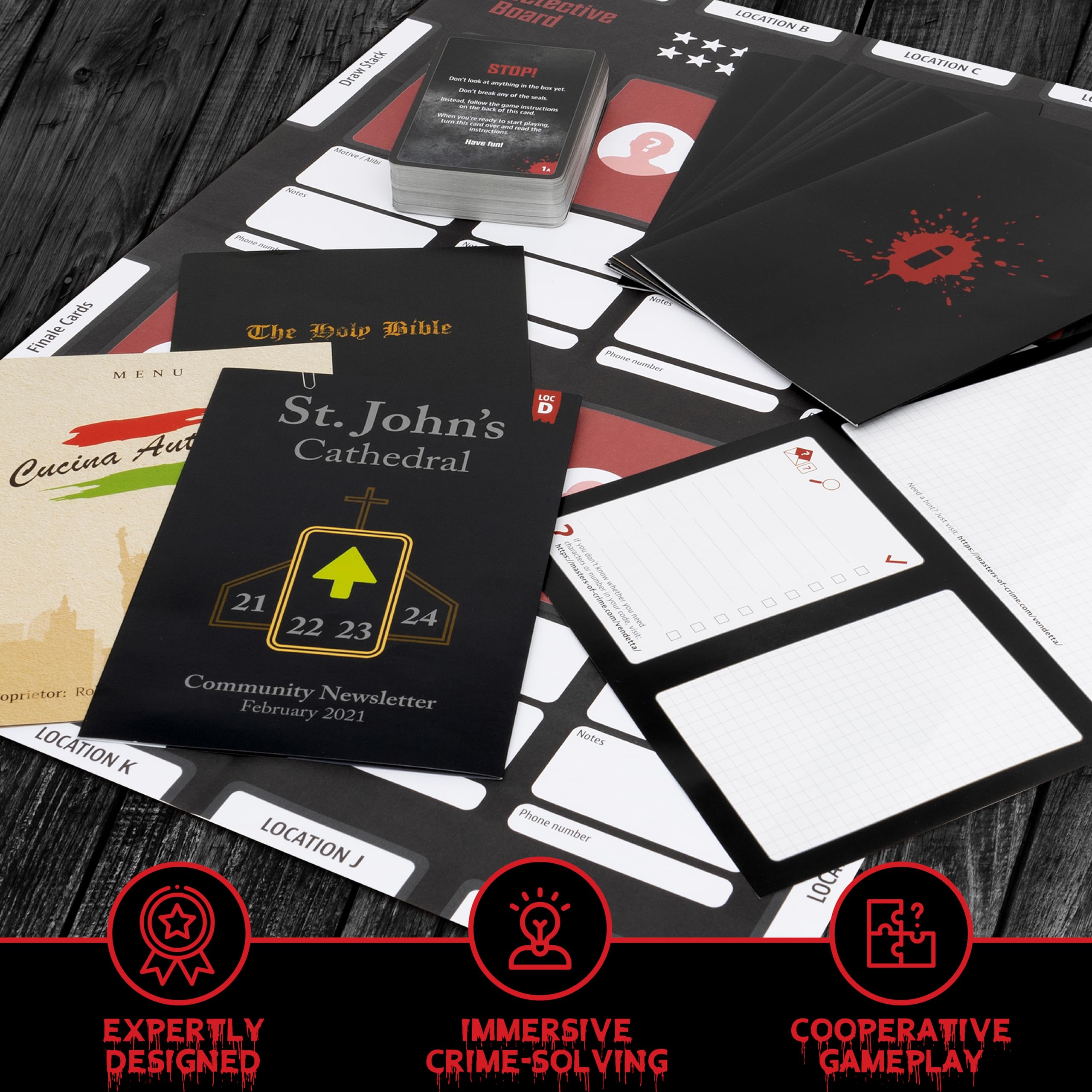 Foto 7 pulgar | Juego De Misterio Y Asesinato Thames & Kosmos Masters Of Crime - Venta Internacional.