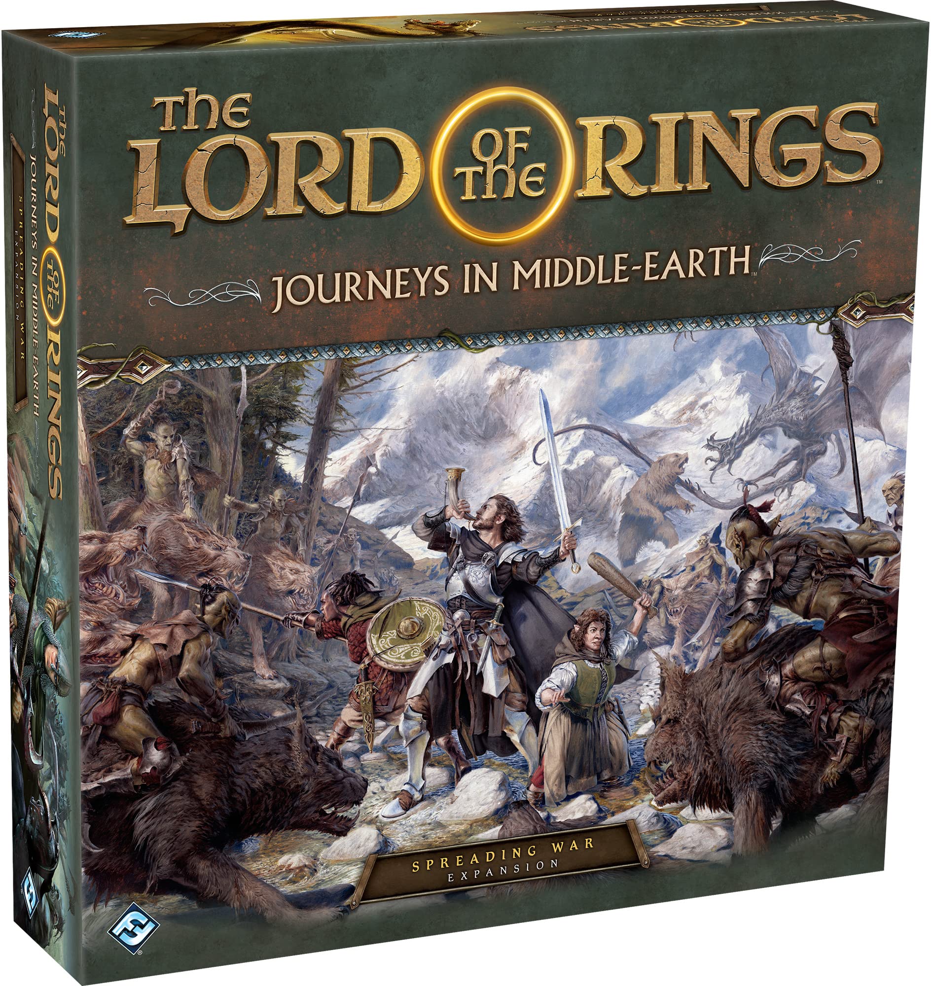 Juego De Mesa Fantasy Flight: La Expansión De El Señor De Los Anillos - Venta Internacional.