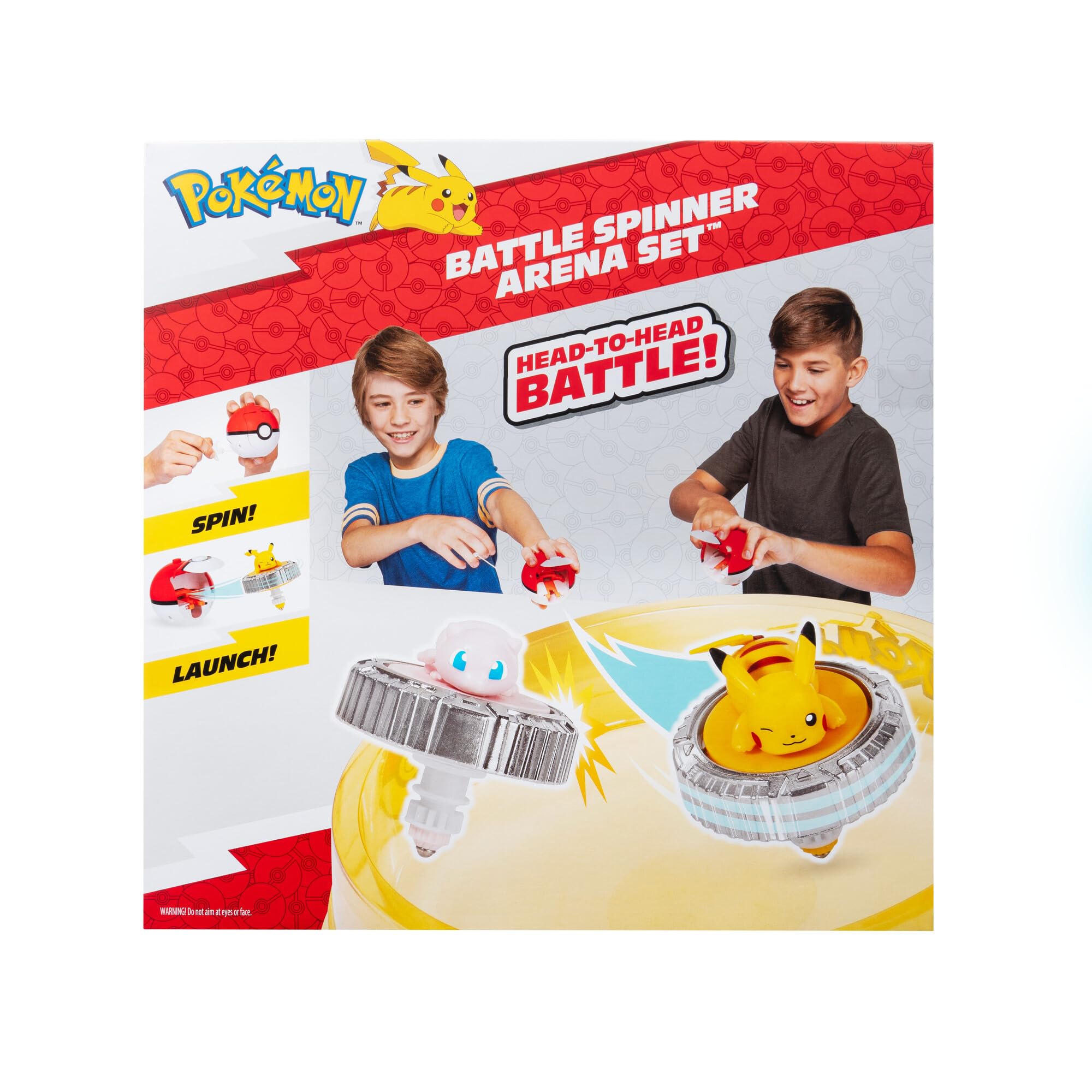 Foto 3 | Set Pokémon Battle Spinner Arena Con 2 Hilanderos Y Arena - Venta Internacional.