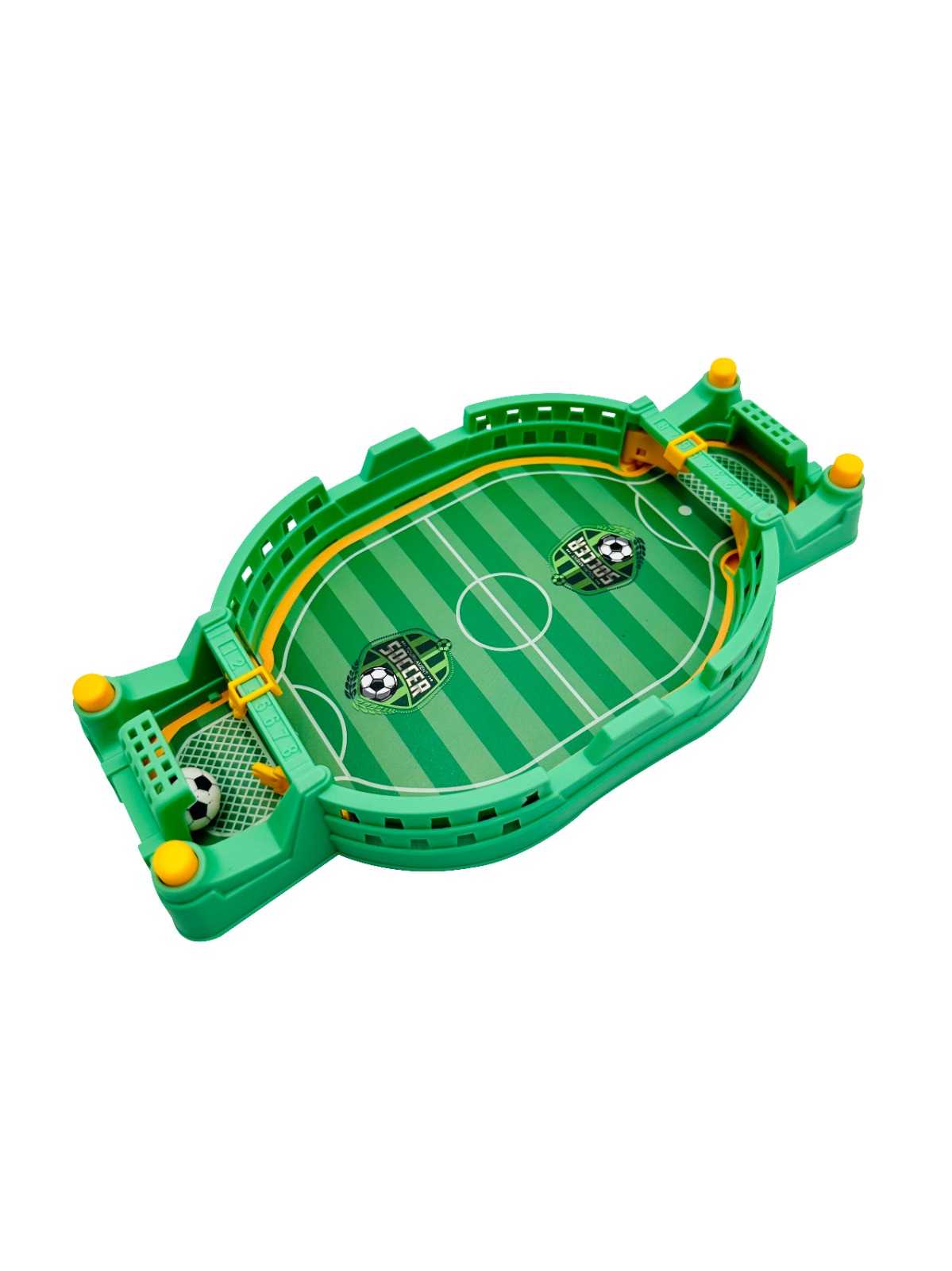 2 Piezas Mini Futbolito De Juguete Verde