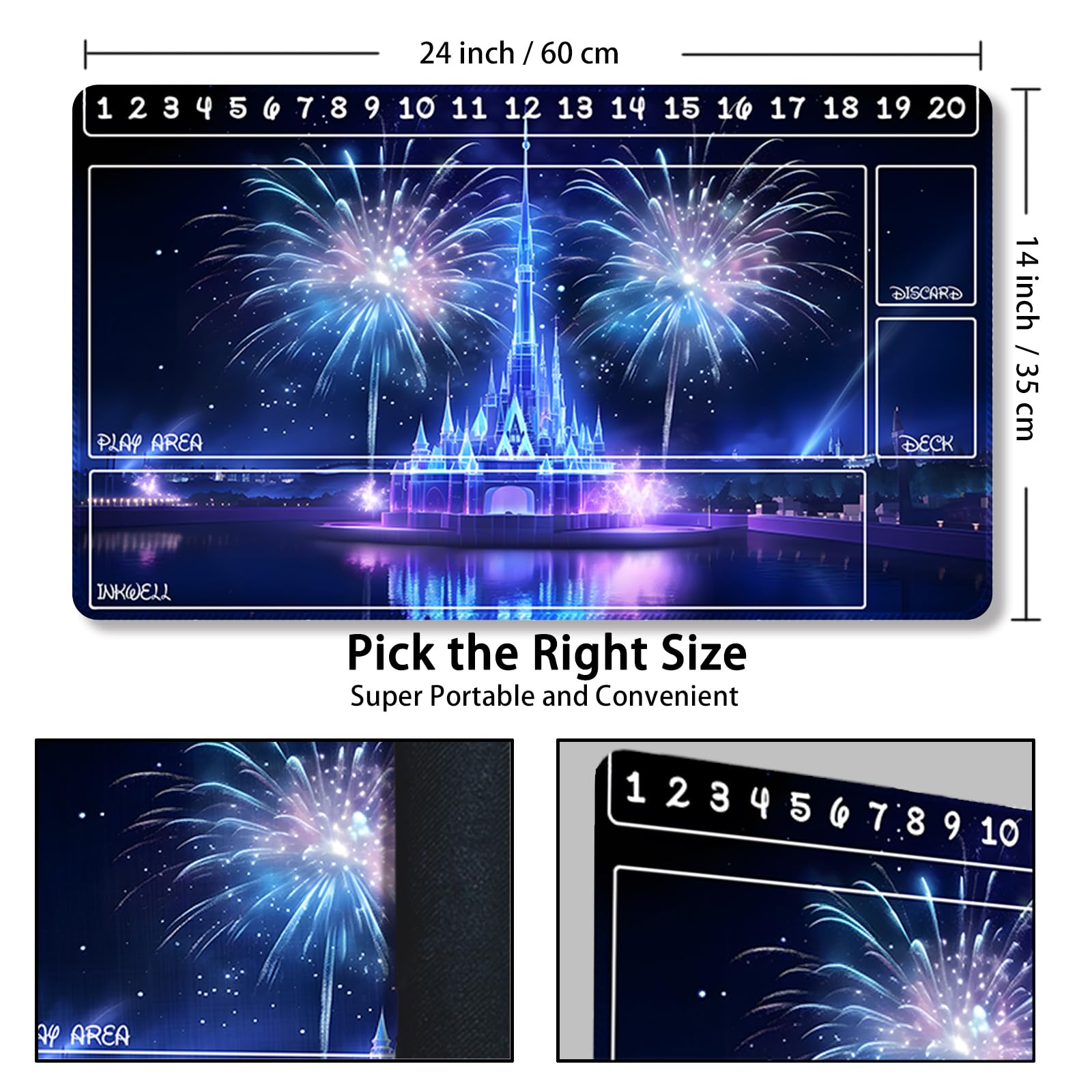 Foto 4 pulgar | Alfombrilla De Juego Tcg Compatible Con Playmat Con Bolsas De Almacenamiento Gratuitas Ds06 - Venta Internacional.