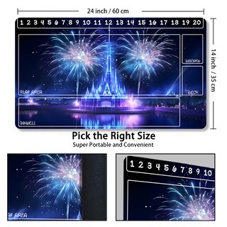 Foto 3 | Alfombrilla De Juego Tcg Compatible Con Playmat Con Bolsas De Almacenamiento Gratuitas Ds06 - Venta Internacional.