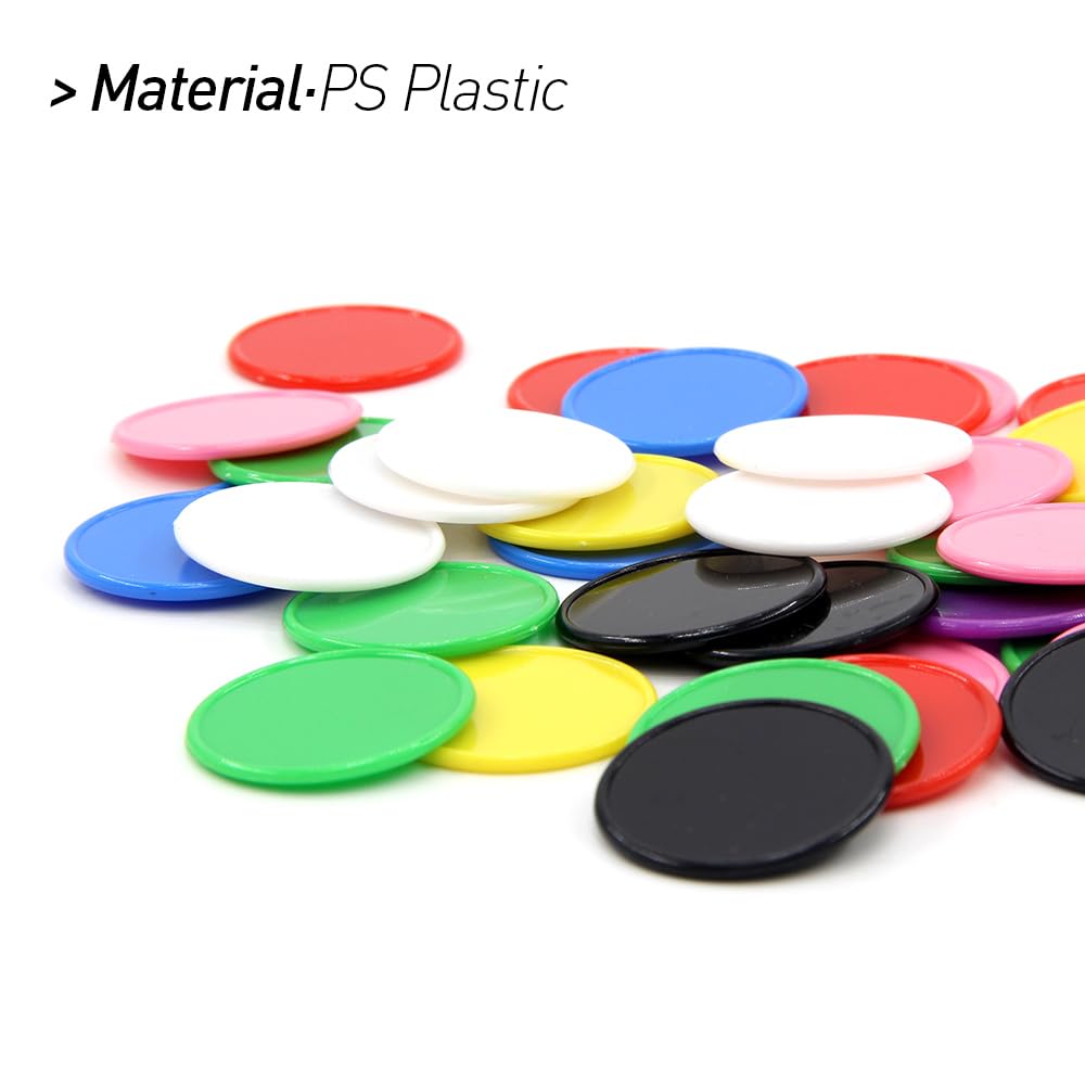 Foto 6 pulgar | 200 Fichas De Póquer De Plástico Personalizadas Con Logotipo Y Texto - Venta Internacional.