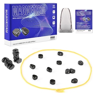 Foto 1 | Juego De Ajedrez Magnético Con Cuerda Y 20 Piedras - Venta Internacional.