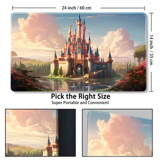 Foto 3 | Alfombrilla De Juego Tcg Compatible Con Playmat, 60 X 35 Cm, Con Bolsas De Almacenamiento Ds09 - Venta Internacional.
