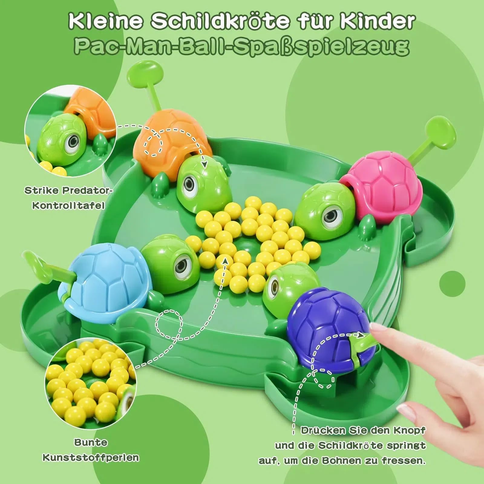 Foto 2 | Juego De Mesa Hungry Turtle Intense Quick Reflexes 2-4 Jugadores - Venta Internacional.