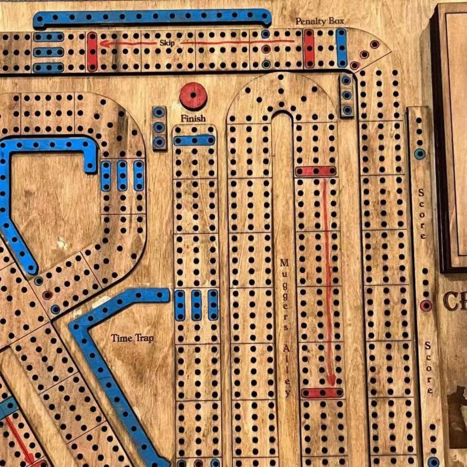 Foto 6 pulgar | Set De Juego De Mesa Cribbage Wars 2024 Con Dados De Esqueleto Y Almacenamiento - Venta Internacional.