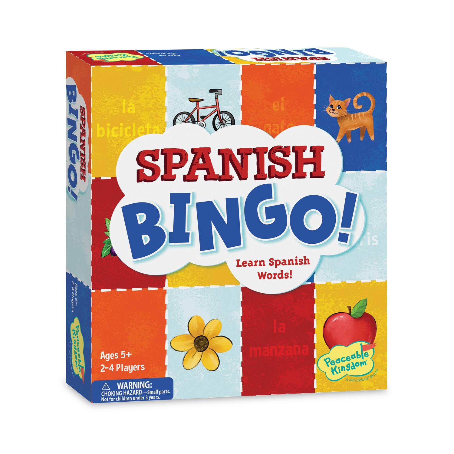 Foto 2 pulgar | Juego De Aprendizaje De Idiomas Peaceable Kingdom Spanish Bingo - Venta Internacional.