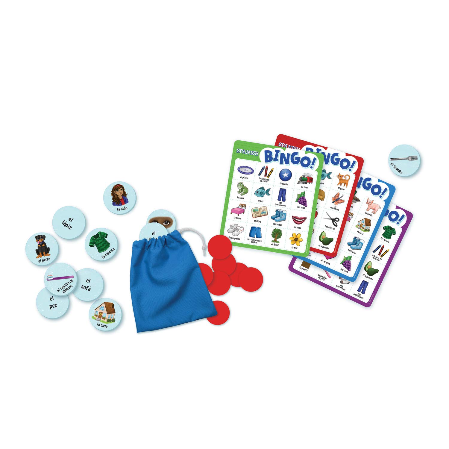 Foto 3 pulgar | Juego De Aprendizaje De Idiomas Peaceable Kingdom Spanish Bingo - Venta Internacional.