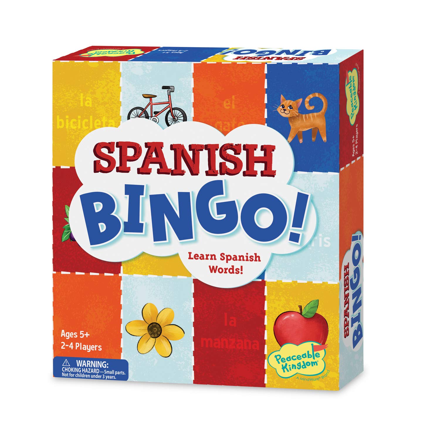 Foto 5 pulgar | Juego De Aprendizaje De Idiomas Peaceable Kingdom Spanish Bingo - Venta Internacional.