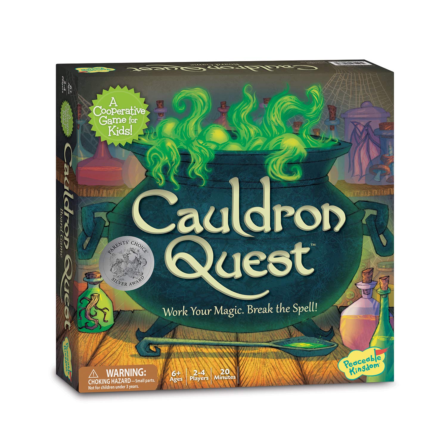 Foto 2 pulgar | Juego De Mesa Peaceable Kingdom Cauldron Quest Kids 6+ Years - Venta Internacional.